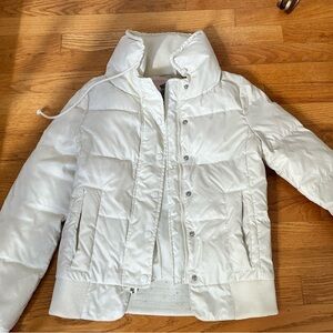 Juicy Couture white xs puffer winter jacket